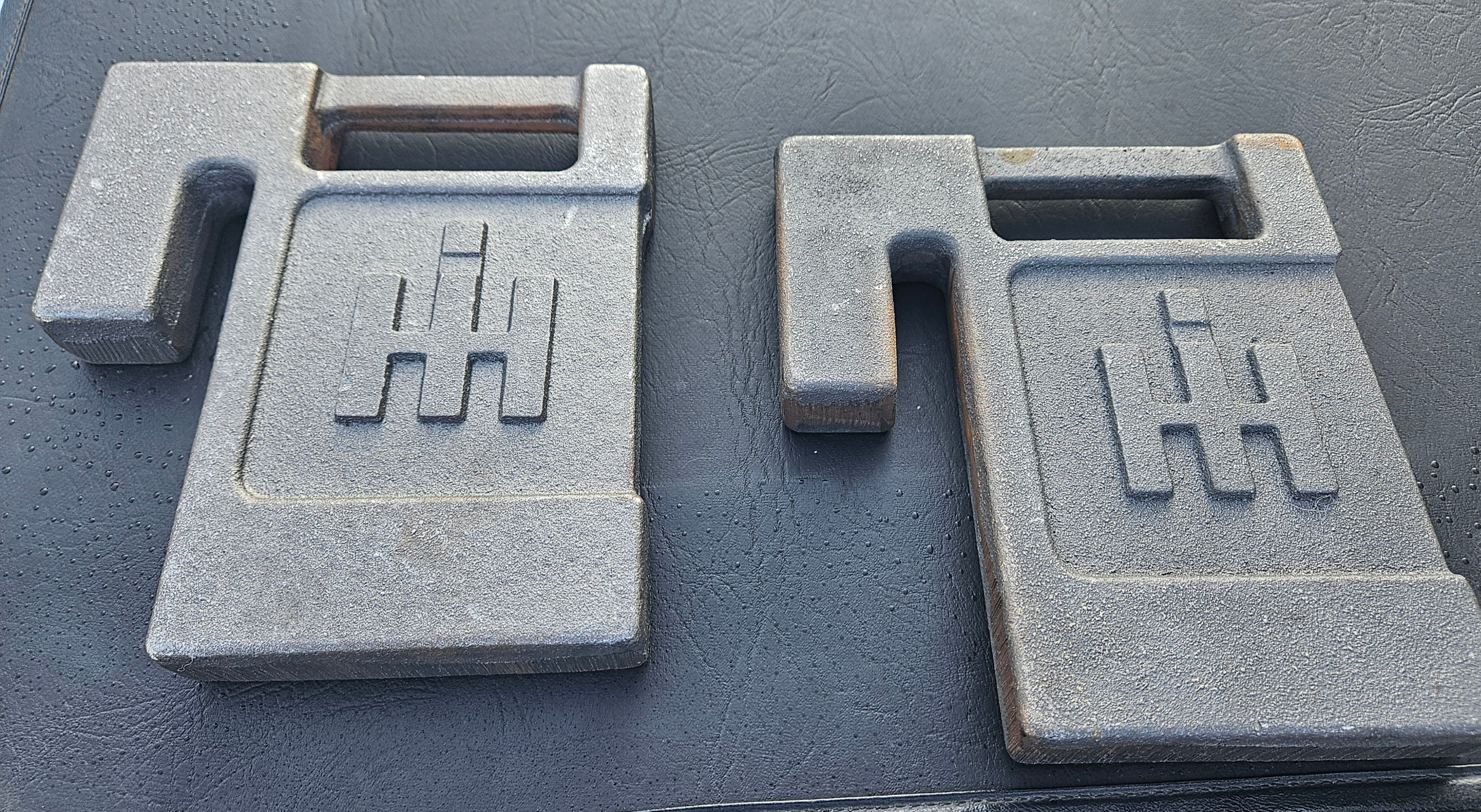 Cast 10 Pound Weights-IH Stamped