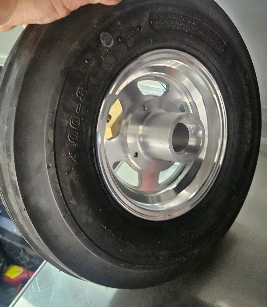 Cast Aluminum Slotted Wheel Combo with Premium Hubs
