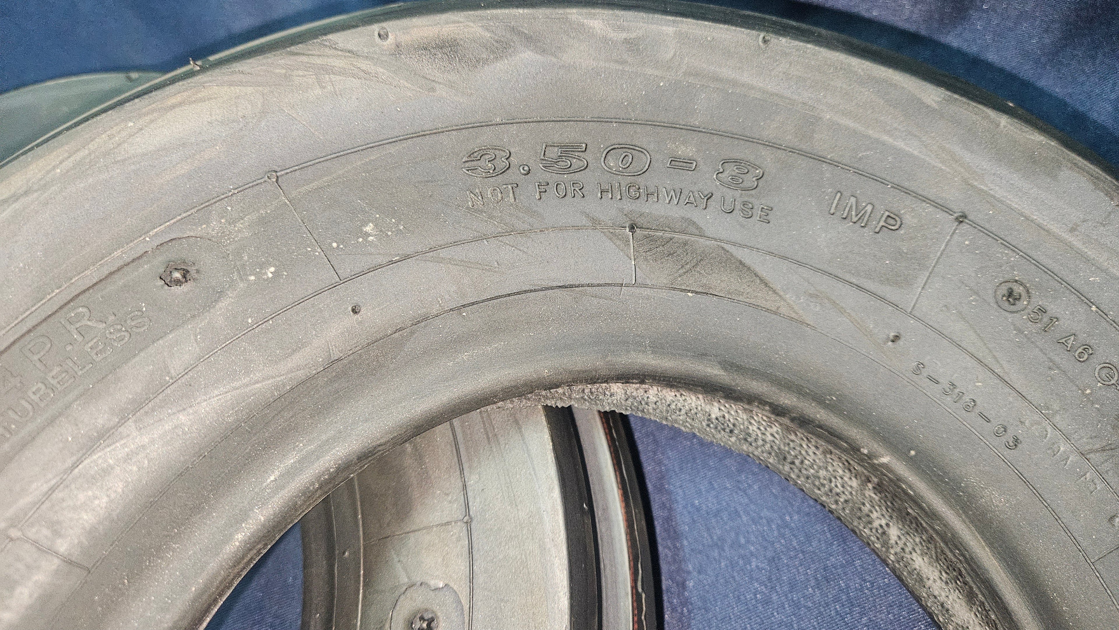 3.5x8 Tri Rib Tires