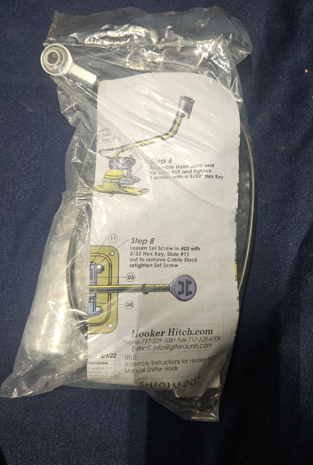 Hooker Shifter Lock Setup
