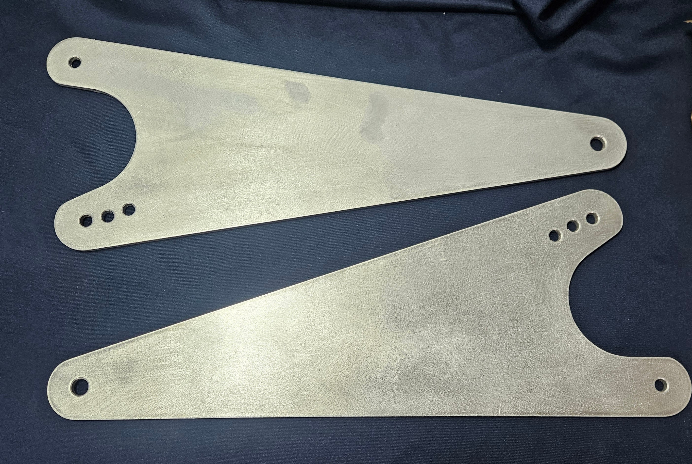 Aluminum 1/4 inch Wheelie Bars