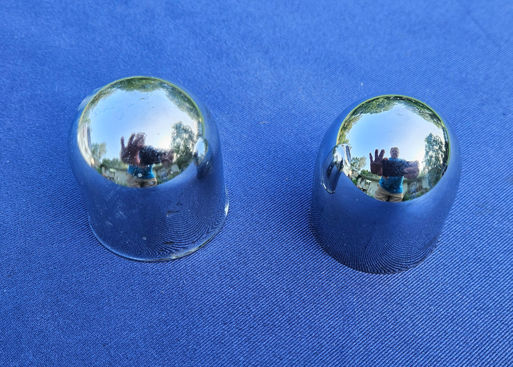 Front Wheel Bubble Center Caps