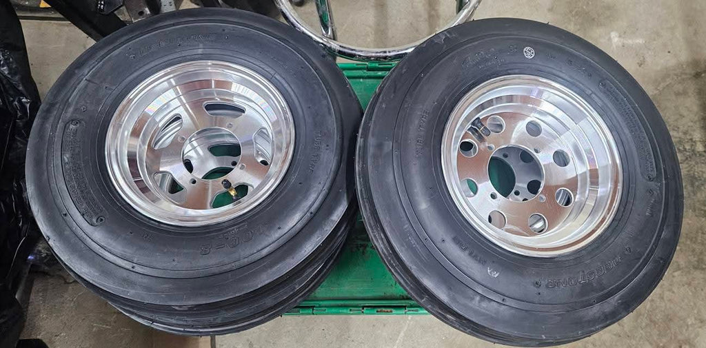 Cast Aluminum Slotted Wheels With Steel Hubs