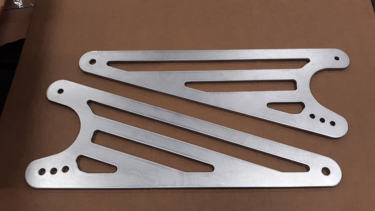 Aluminum 3/8 Slotted Wheelie Bars