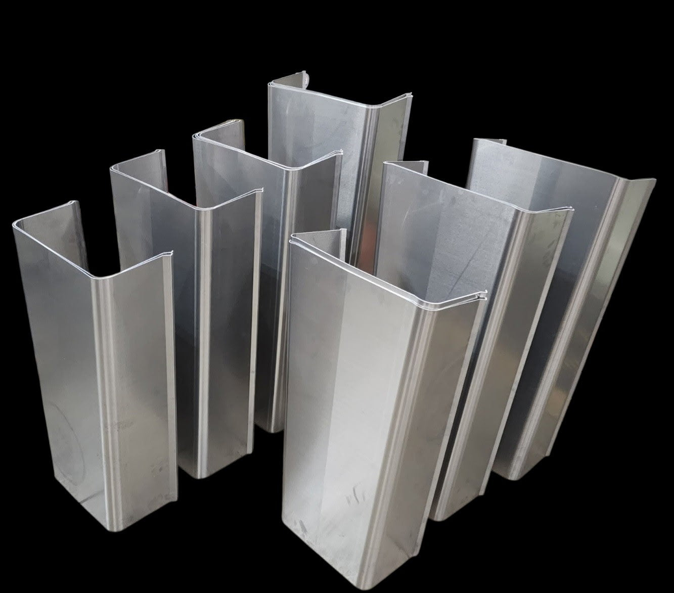 Aluminum 104, 124 Hood Plus 2 Inches