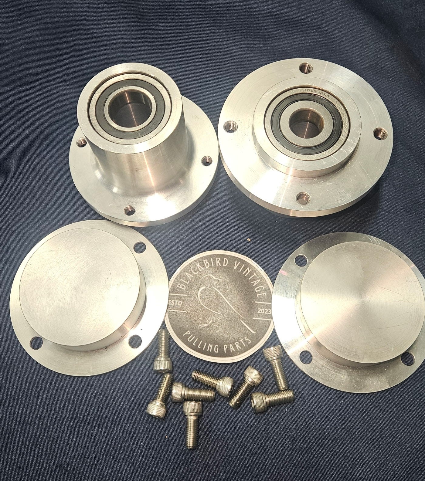 Billet Aluminum 90mm Premium Hub Set