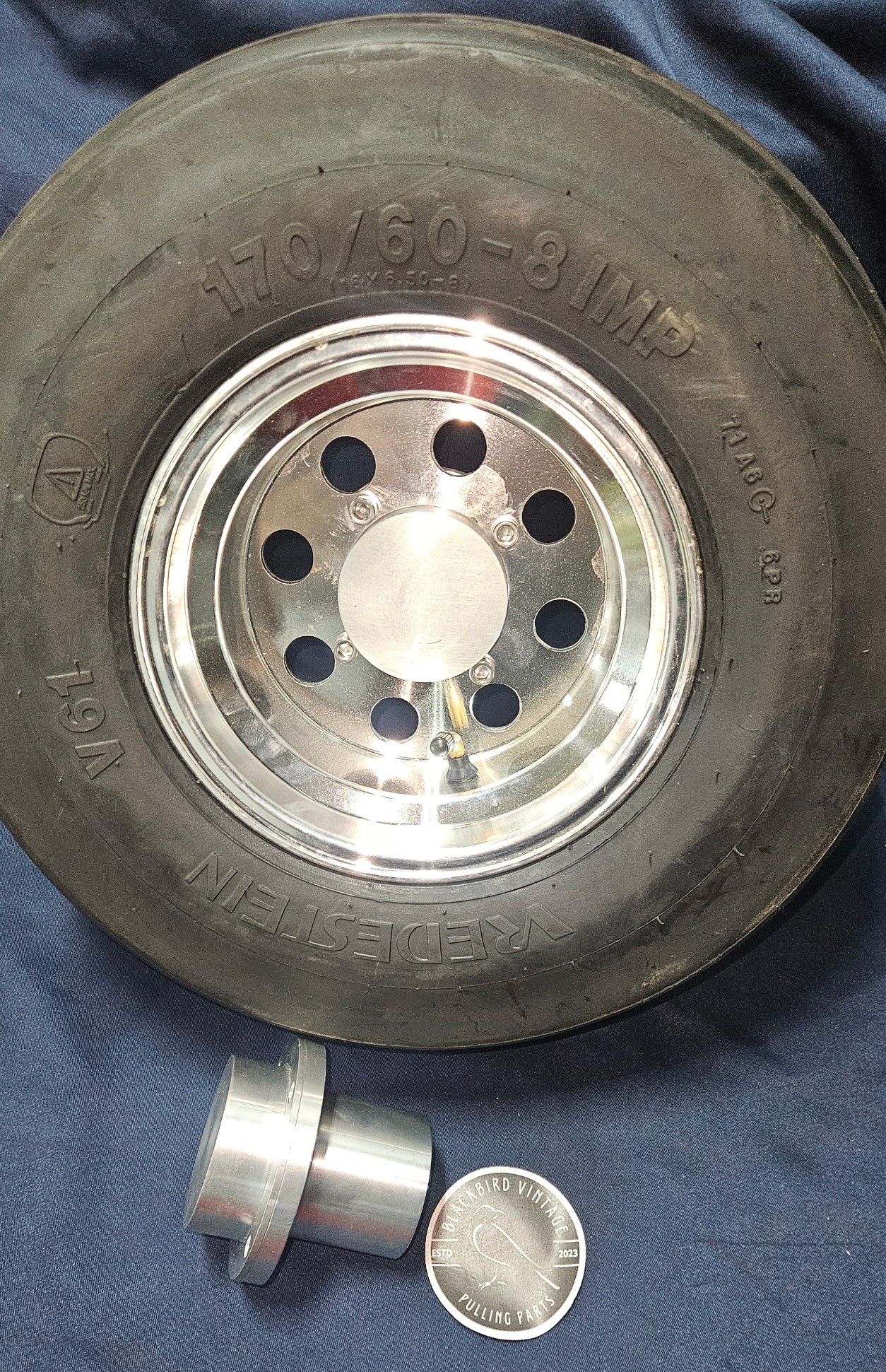 Wide 90mm Cast Aluminum Wheels With V61 And Premium Hubs