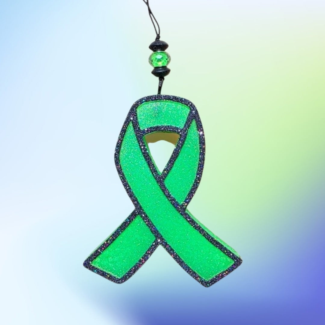 Green Ribbon Freshie