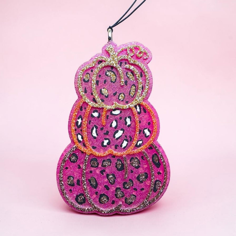 Leopard Print Pumpkin Stack Freshie