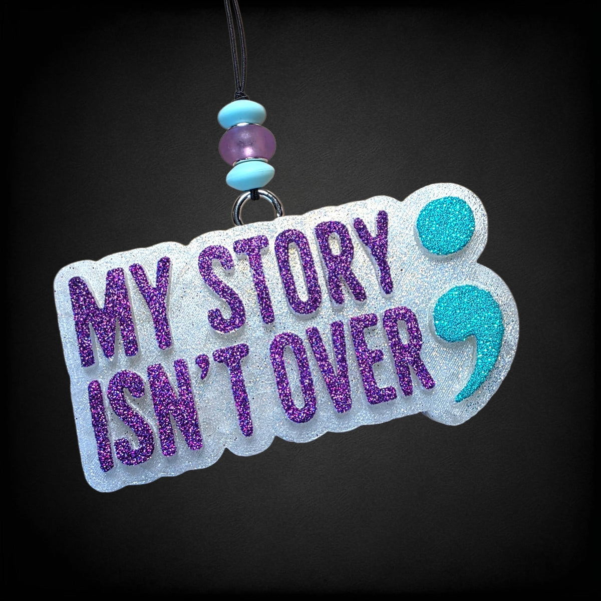 My Story Isnt Over Freshie Purple