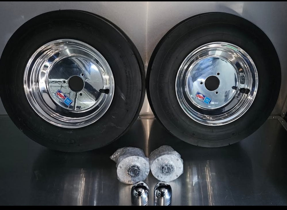 Douglas 3.5x8 Front Wheel Tire Combo
