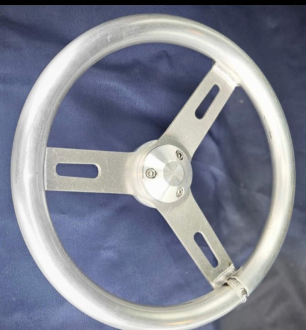 Steering Wheel Combo-Raw Aluminum
