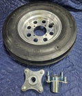 Cast Aluminum Circle Front Wheels With Steel Hubs