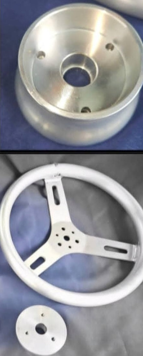 Steering Wheel Combo-Raw Aluminum